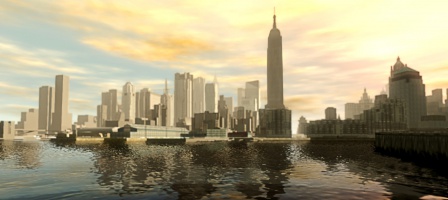 Alderney City skyline